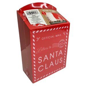 Letters to Santa Claus Wooden Mailbox with Cards Envelopes Stickers New Target